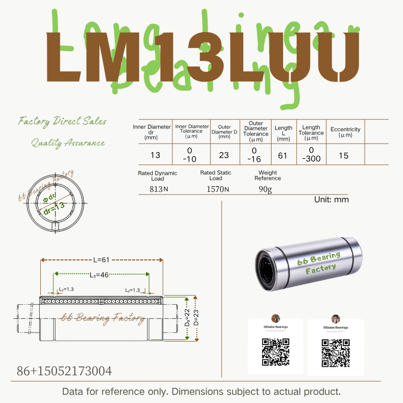 LM-LUU series long linear ball bearing product image 5