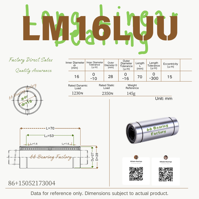 LM-LUU series long linear ball bearing product image 6