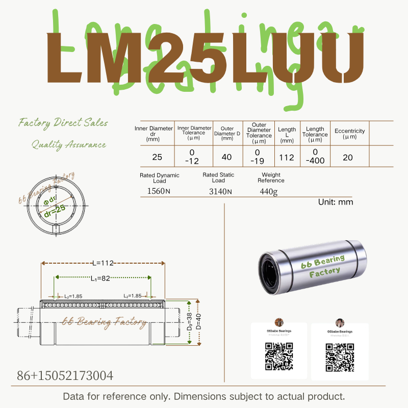 LM-LUU series long linear ball bearing product image 8