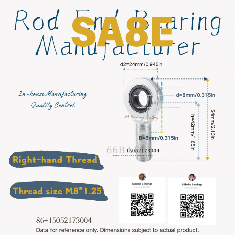 SA..ES series rod end bearing product image 7