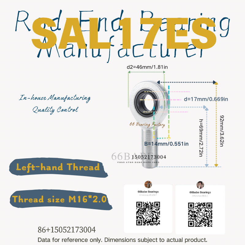 SA..ES series rod end bearing product image 18