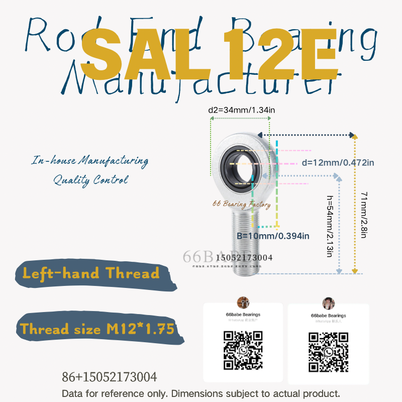 SA..ES series rod end bearing product image 10