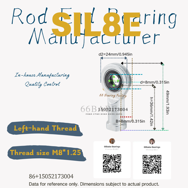 SI..ES series rod end bearing product image 2
