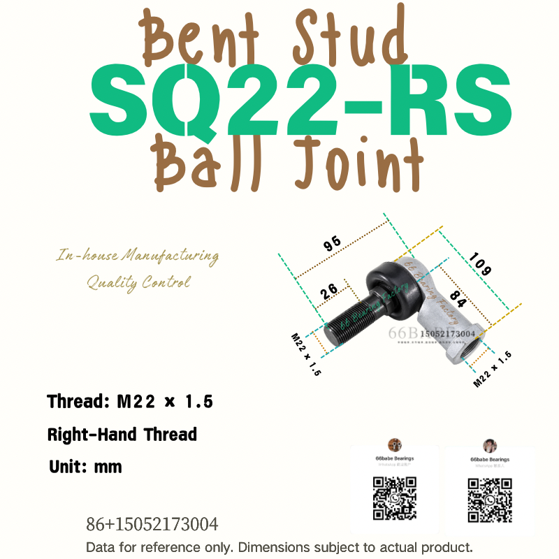 SQ..RS series ball joint rod end bearing product image