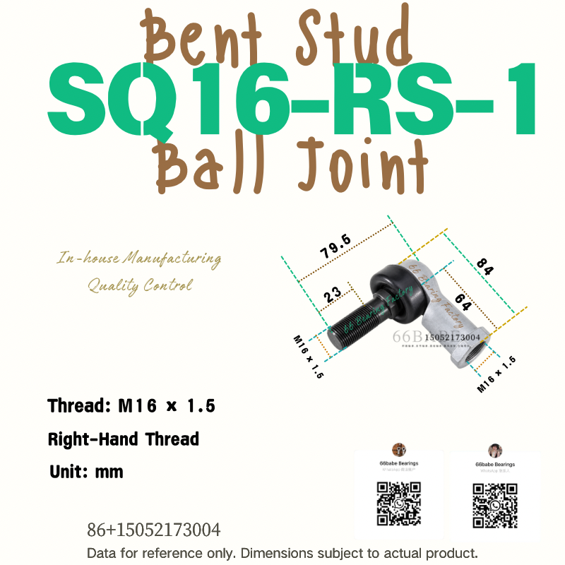 SQ..RS series ball joint rod end bearing product image