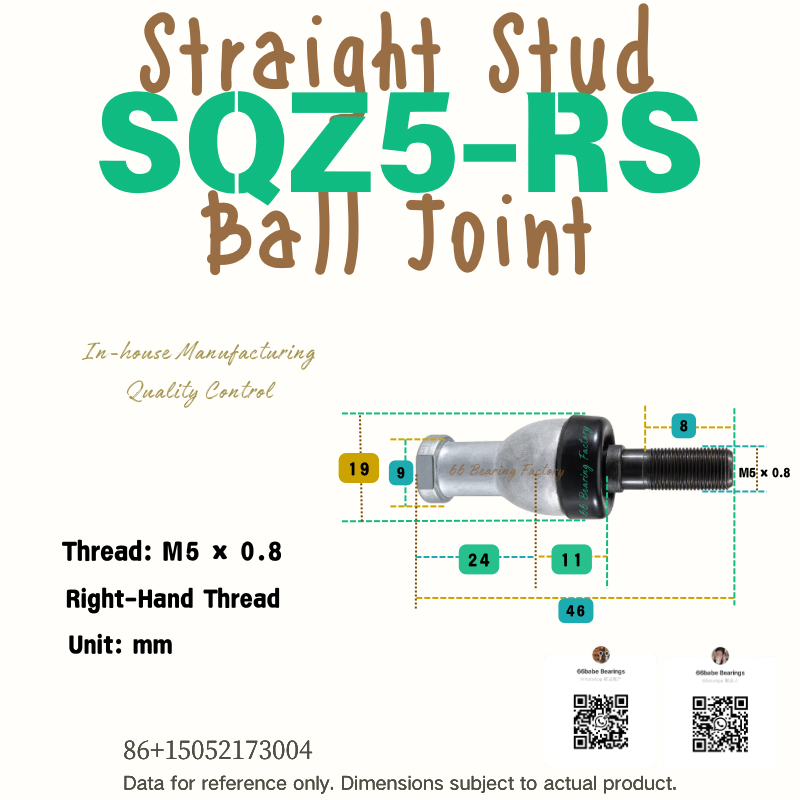 SQZ..RS series ball joint rod end bearing product image