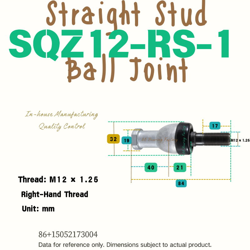 SQZ..RS series ball joint rod end bearing product image