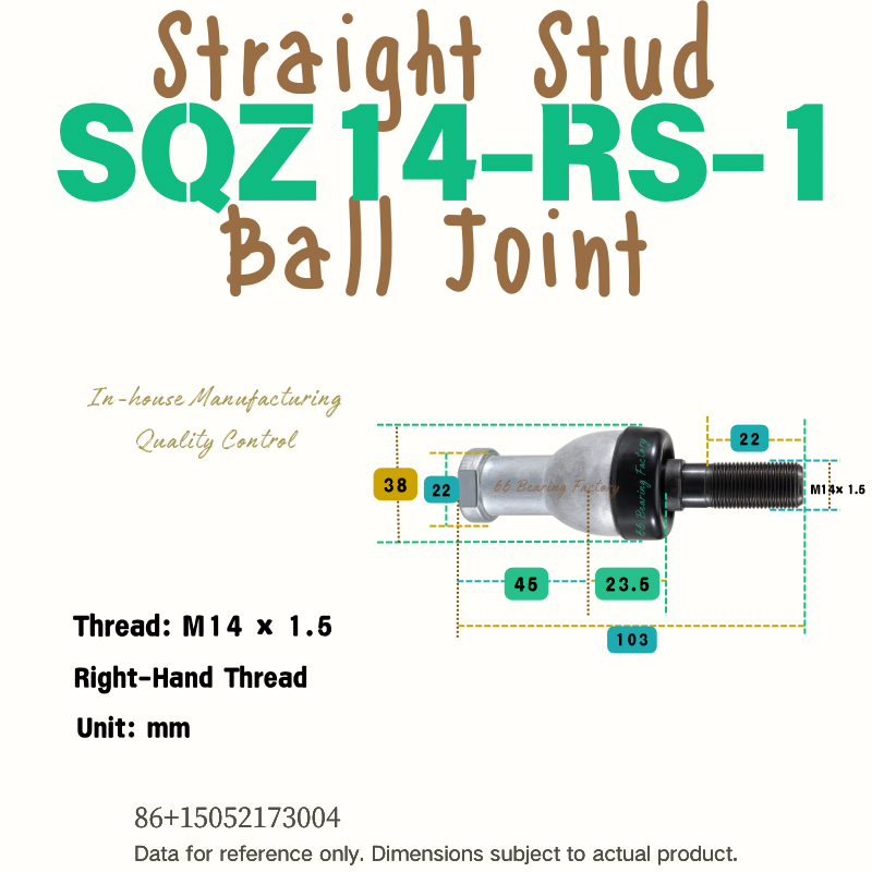 SQZ..RS series ball joint rod end bearing product image