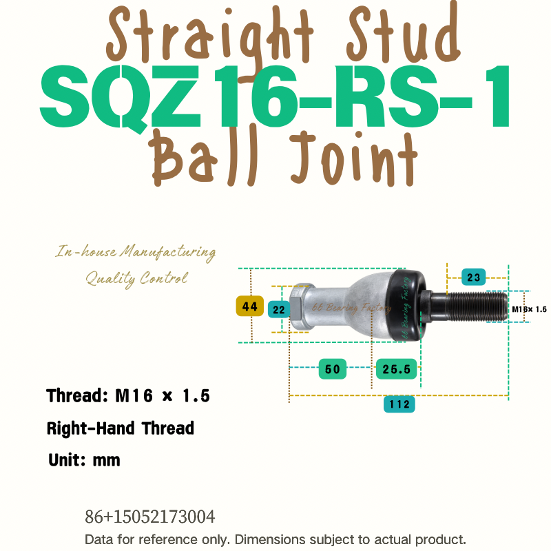 SQZ..RS series ball joint rod end bearing product image