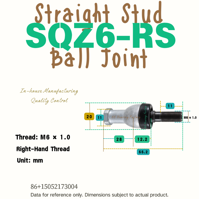 SQZ..RS series ball joint rod end bearing product image