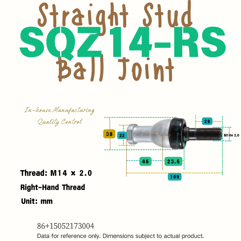 SQZ..RS series ball joint rod end bearing product image