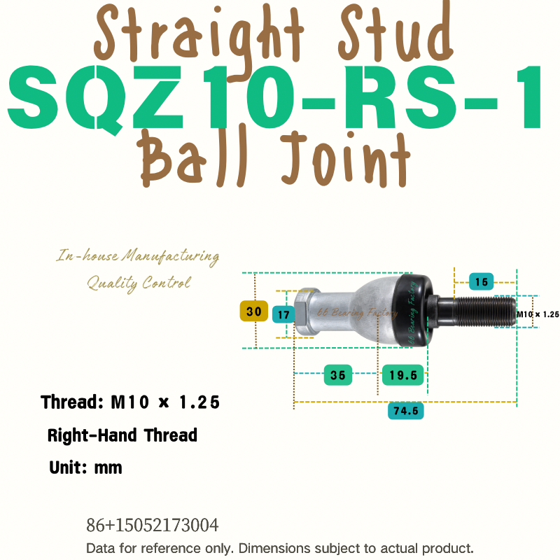 SQZ..RS series ball joint rod end bearing product image